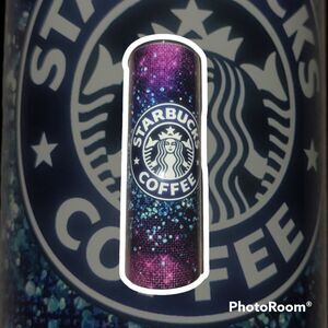 Multi Colored Starbucks Skinny Tumbler
